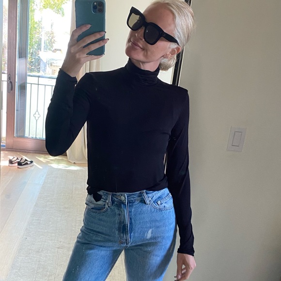 H&M black Slinky Turtle Neck Size S - Picture 7 of 7